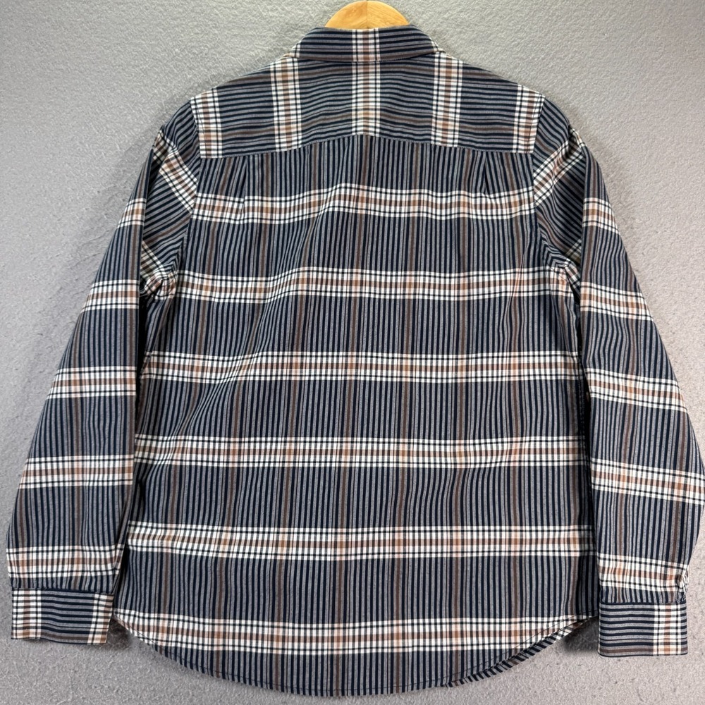 Pendleton Button Down Top Women Medium Blue Plaid… - image 2